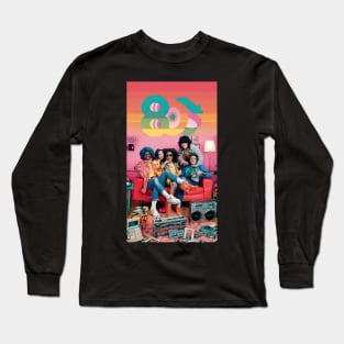 80s kids meet-up get-together Long Sleeve T-Shirt